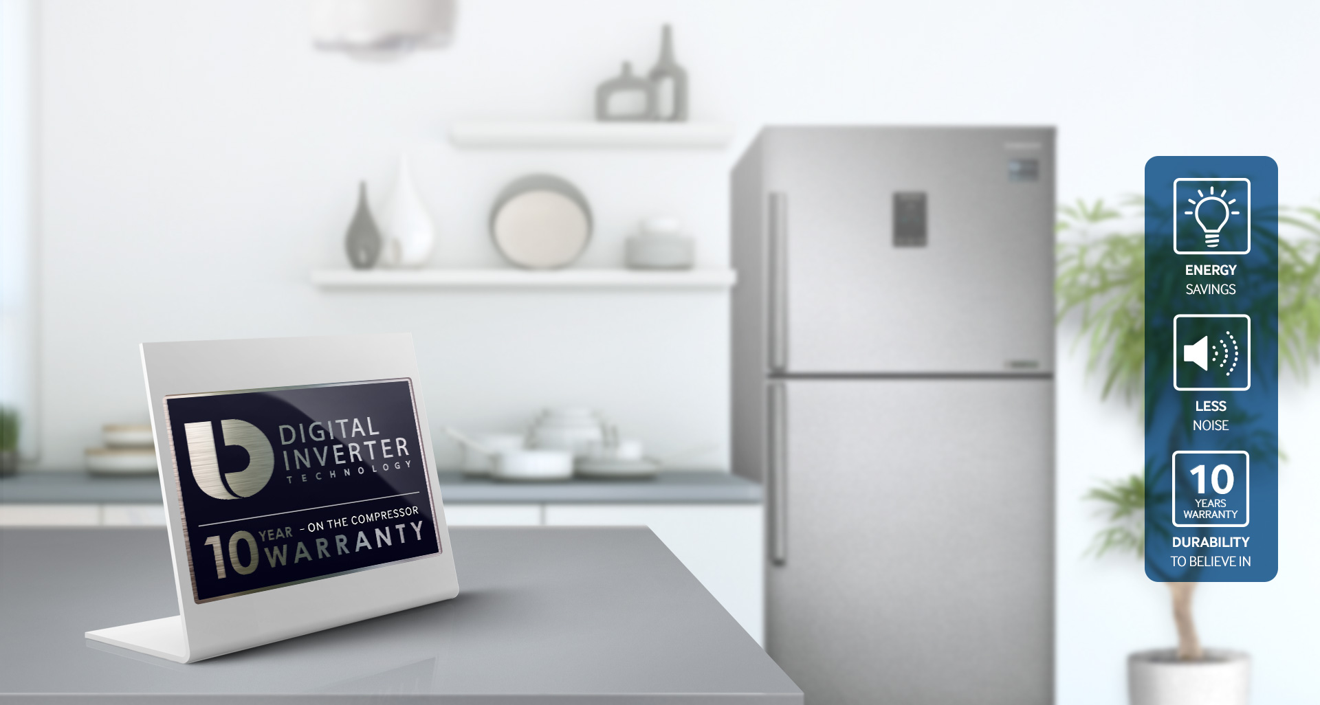 ثلاجة تعمل بهدوء أكبر وتستخدم طاقة أقل